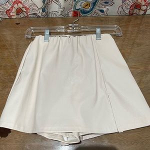 Leather Skort
